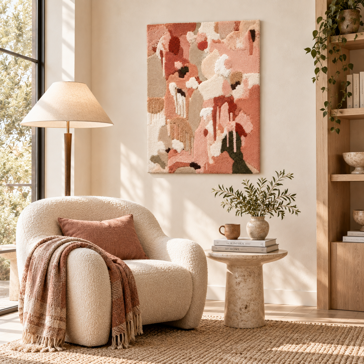 Rosewater Color Cascade — room setting 1