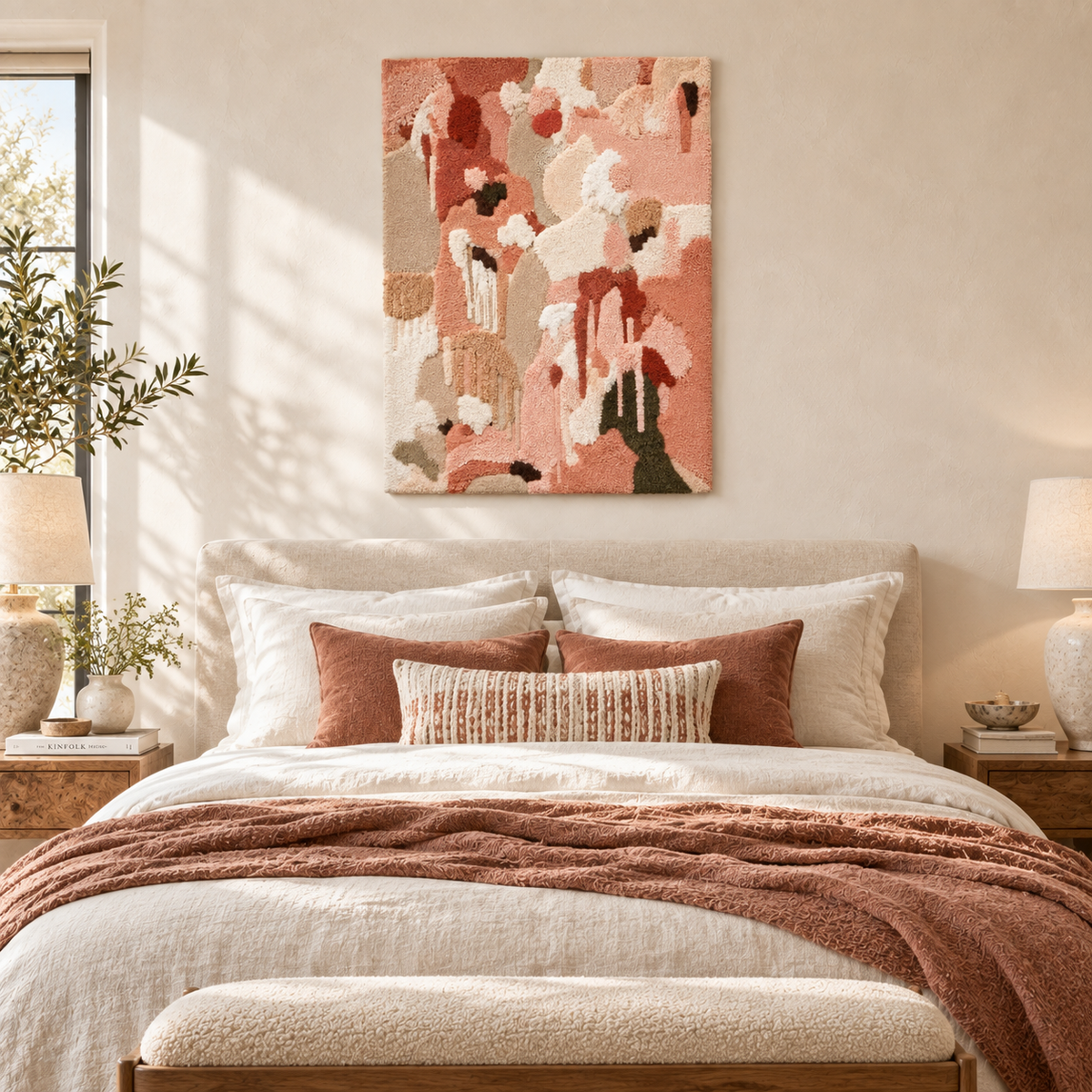 Rosewater Color Cascade — room setting 2