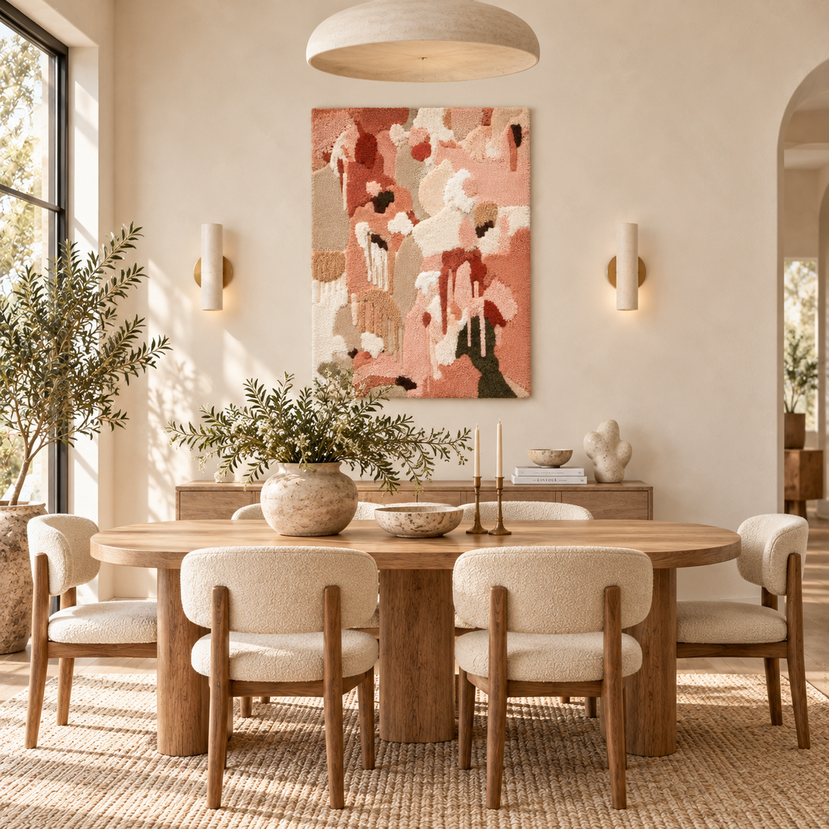Rosewater Color Cascade — room setting 3