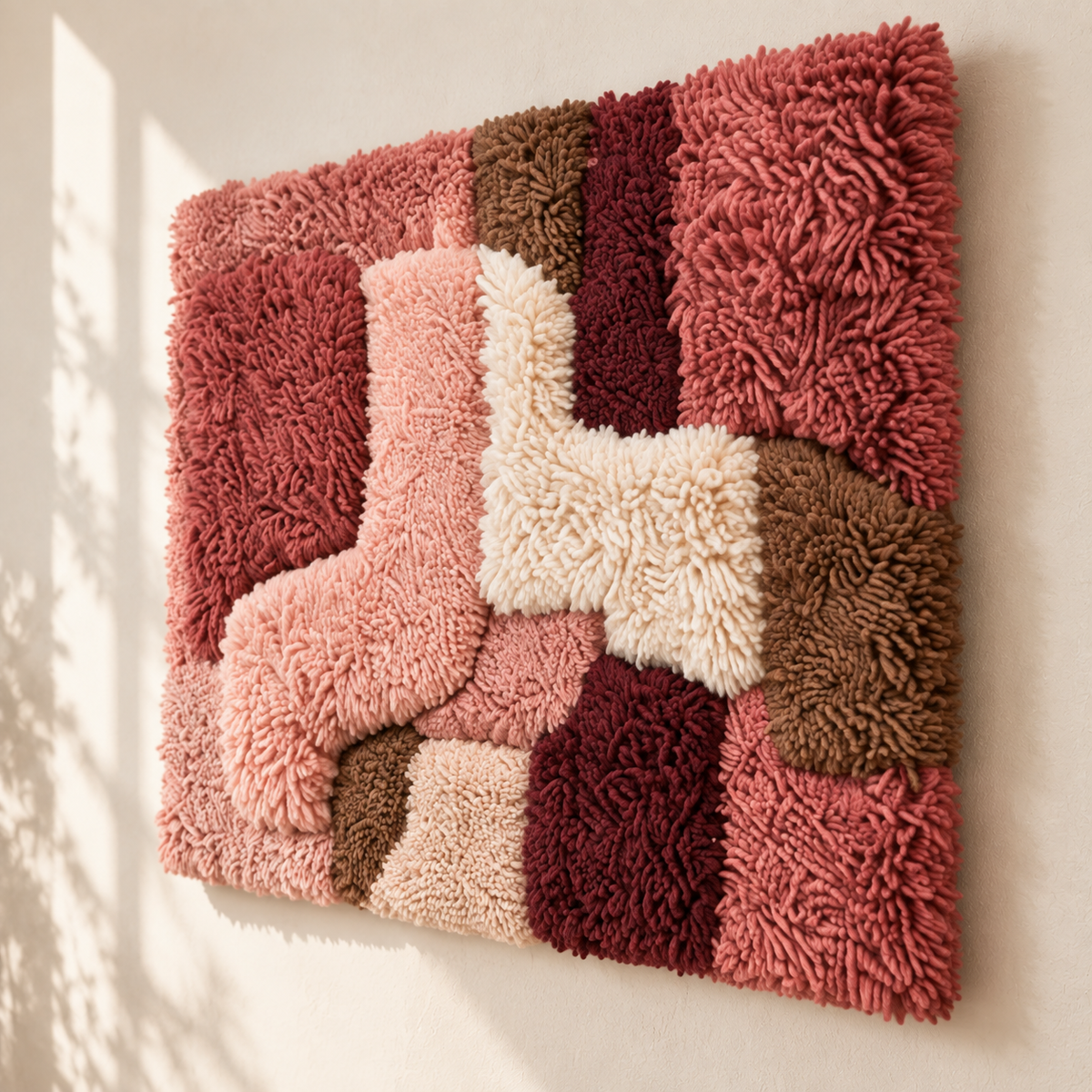 Rosewood Interlock — angled relief view