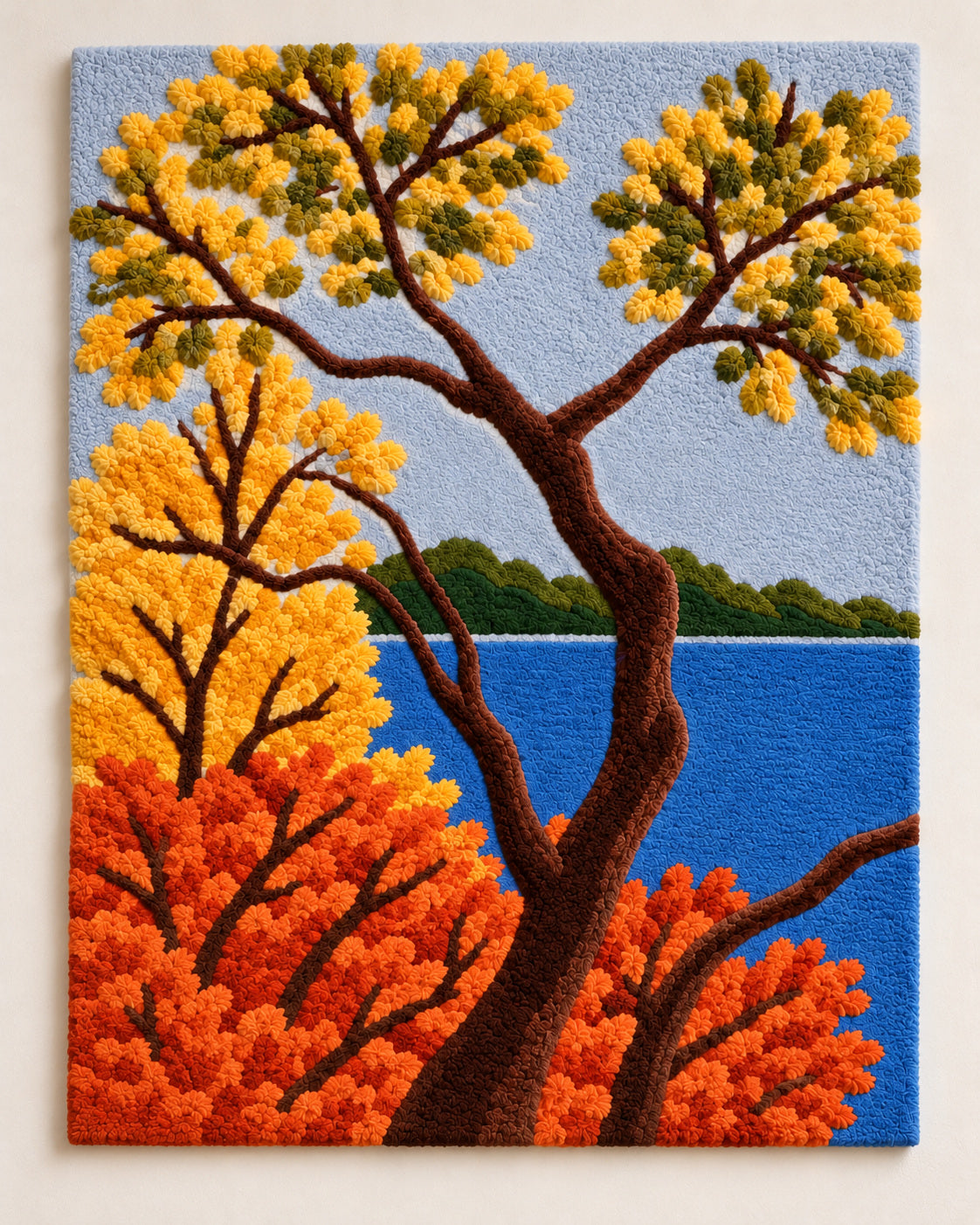 Autumn by the Lake by Rushati Chowdhury — front product view [product-light]