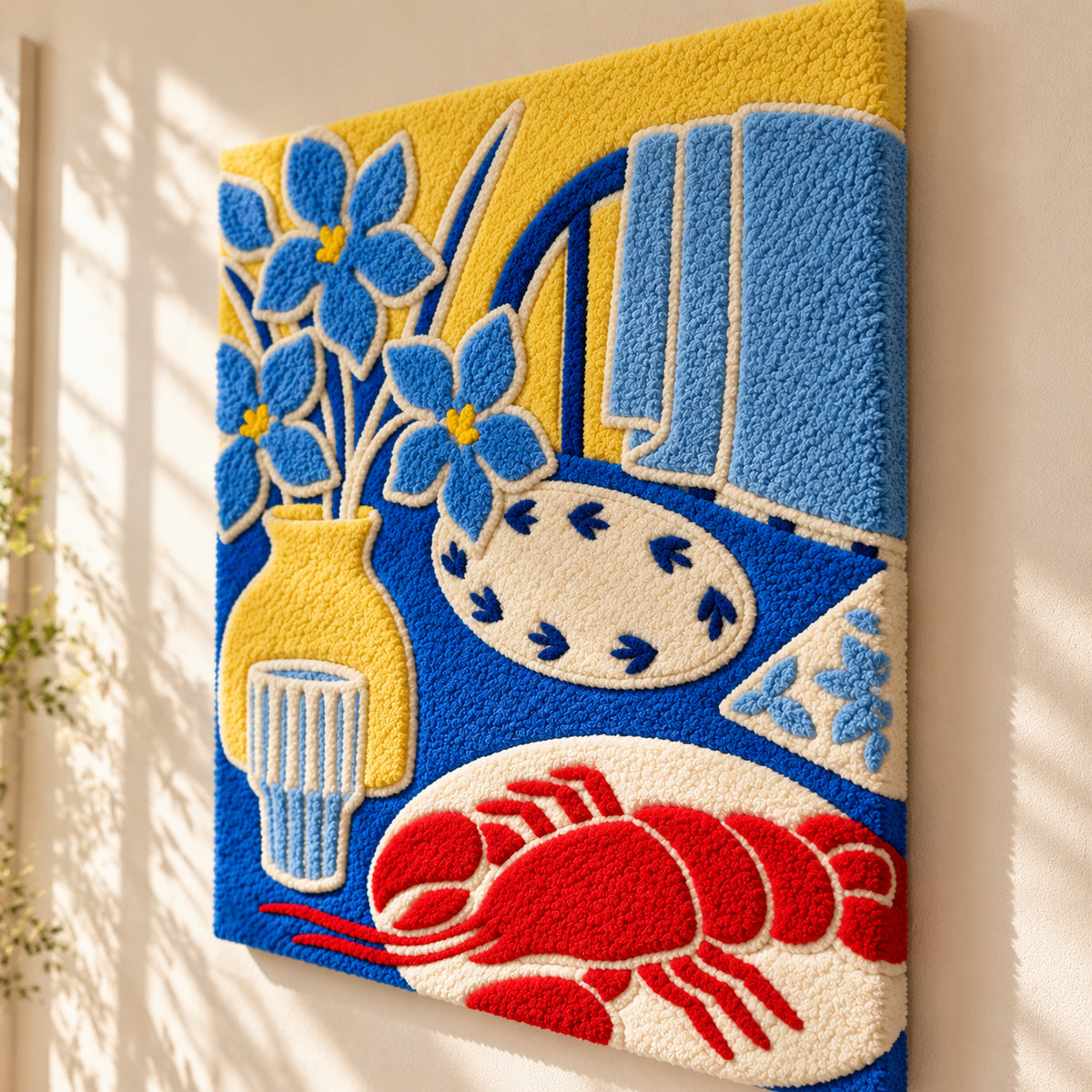 Lobster Lunch by Rushati Chowdhury — angled relief view