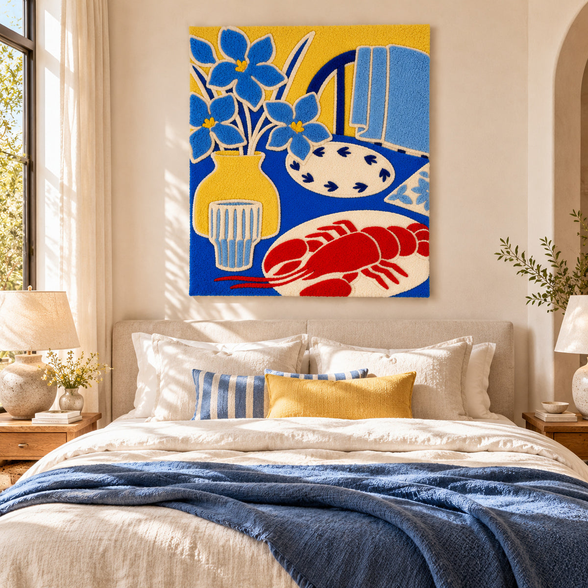 Lobster Lunch by Rushati Chowdhury — room setting