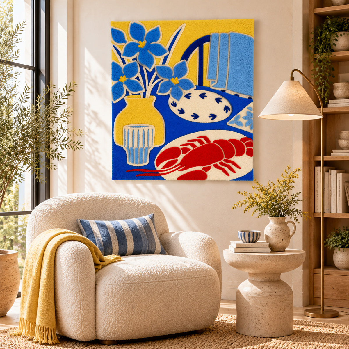 Lobster Lunch by Rushati Chowdhury — room setting