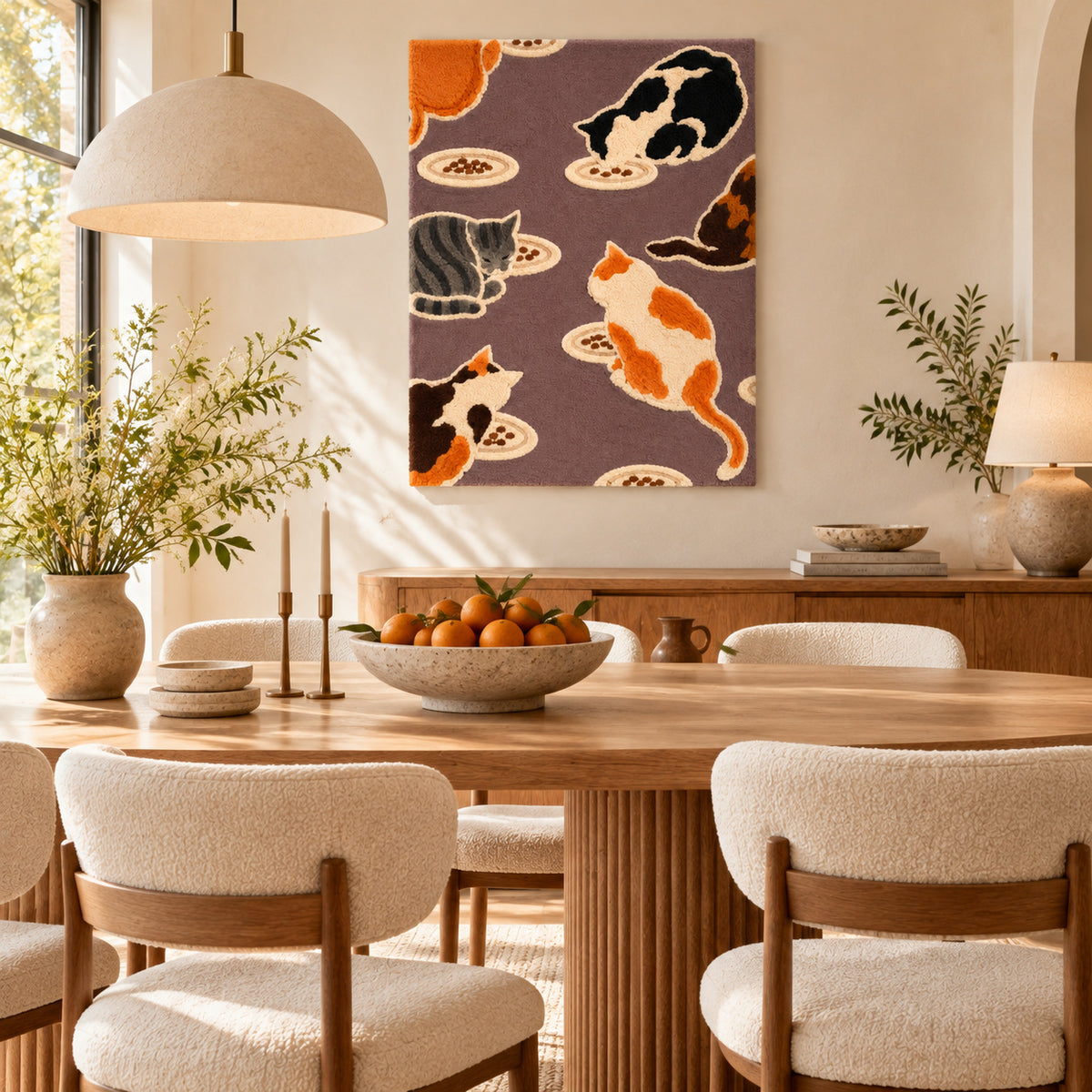 Lunch by Rushati Chowdhury — room setting