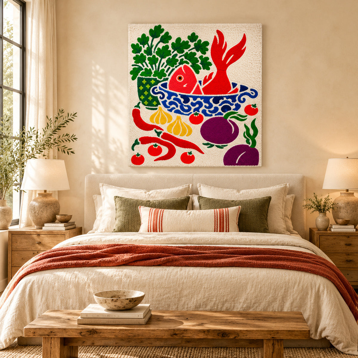 Calm Before Storm by Rushati Chowdhury — room setting