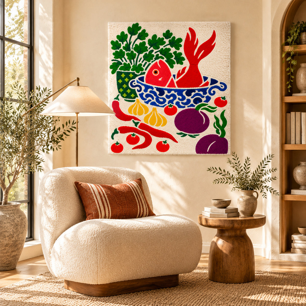 Calm Before Storm by Rushati Chowdhury — room setting