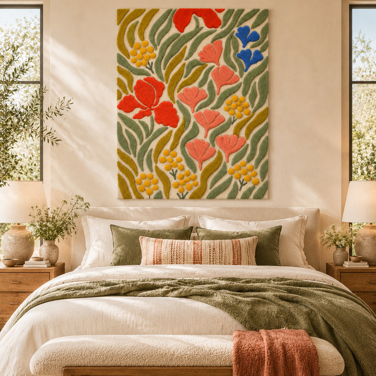 Wind in the Meadow by Rushati Chowdhury — room setting