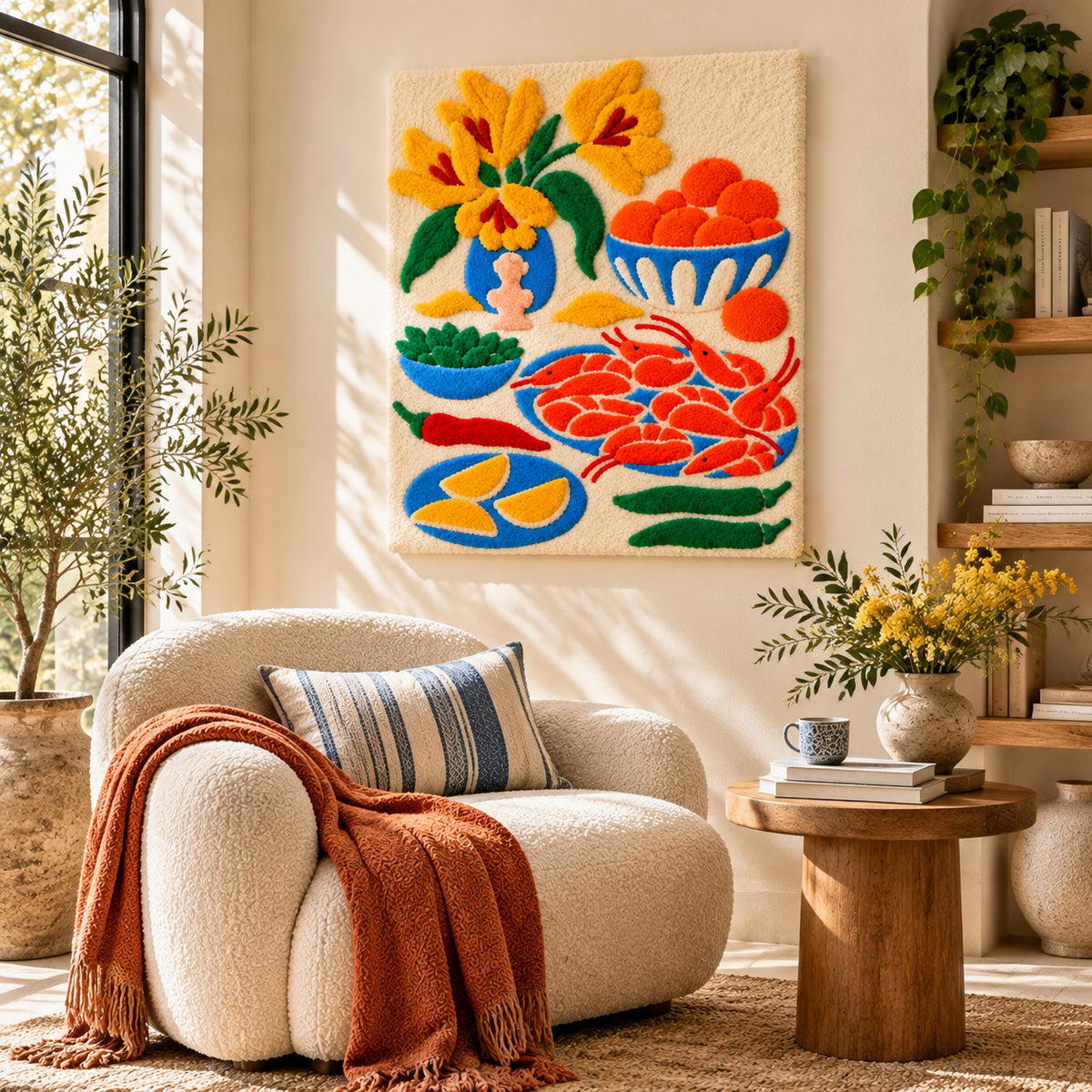 Living by the Sea by Rushati Chowdhury — room setting