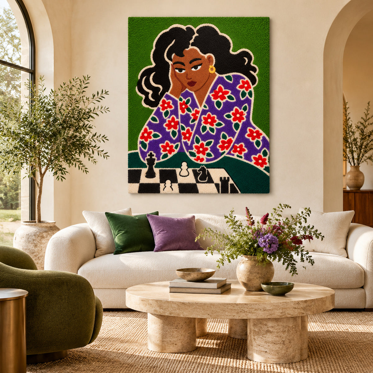 Take Take Take by Rushati Chowdhury — front-facing room scene [room-front]