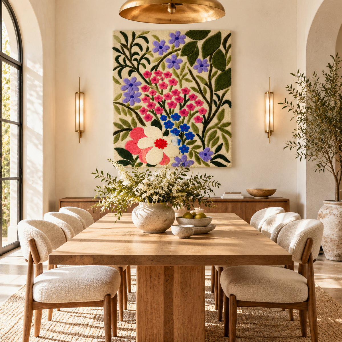 Summer Blossoms by Rushati Chowdhury — room setting