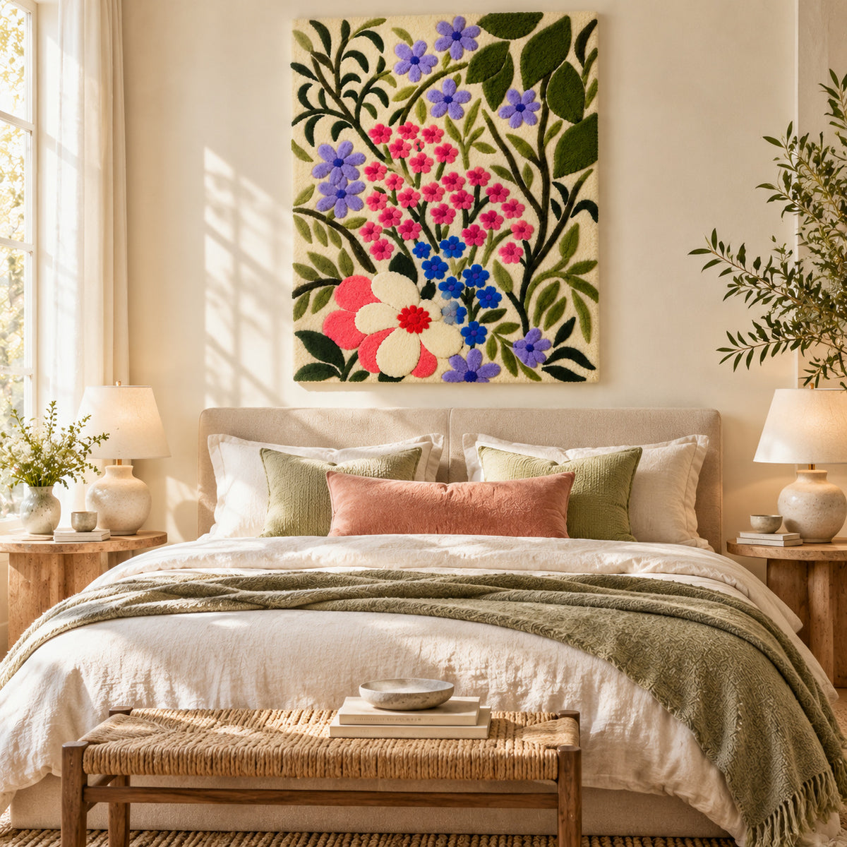 Summer Blossoms by Rushati Chowdhury — room setting