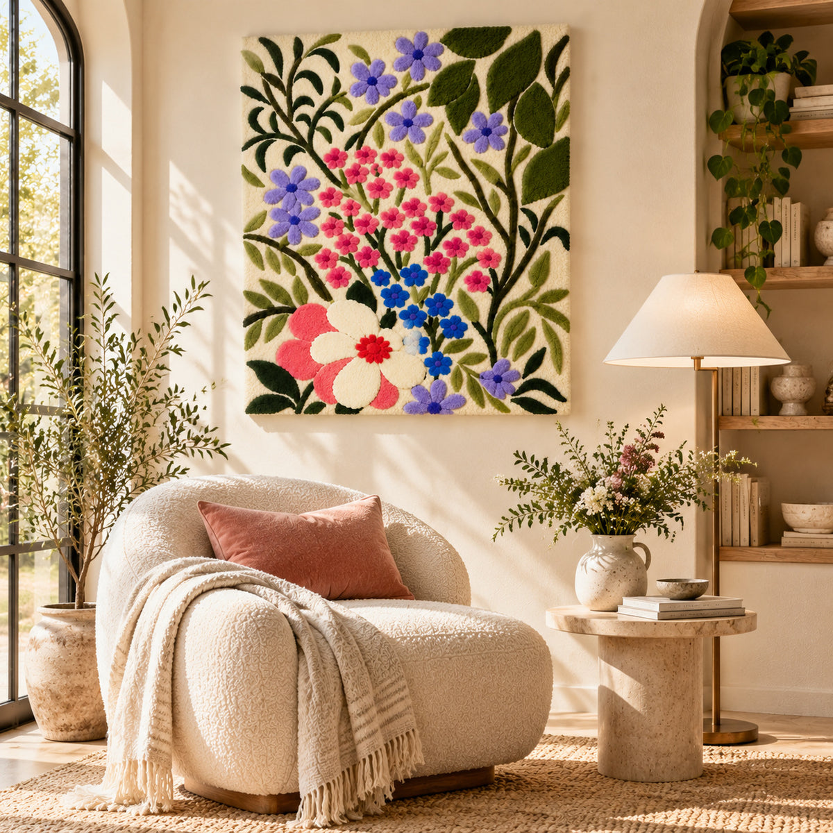 Summer Blossoms by Rushati Chowdhury — room setting