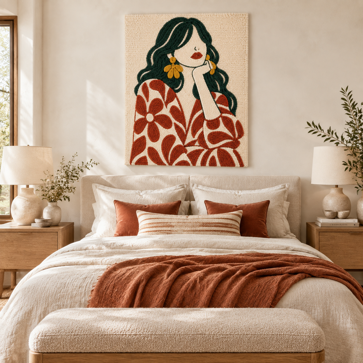Rust Bloom Daydream — room setting 1
