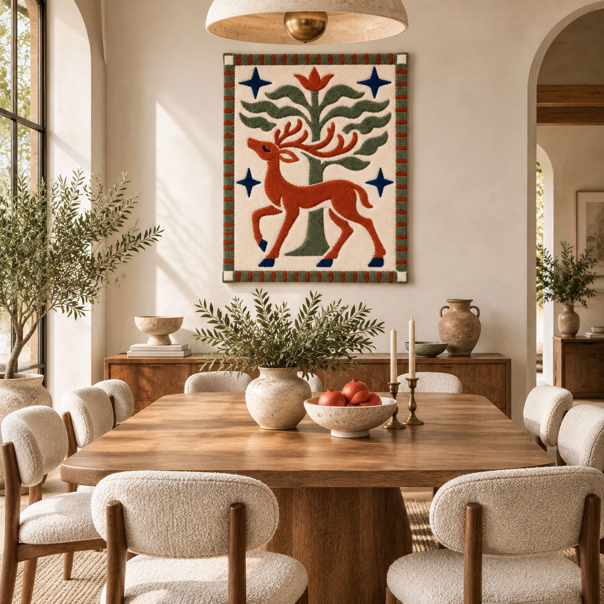 Rust Stag and Olive Tree — room setting 3