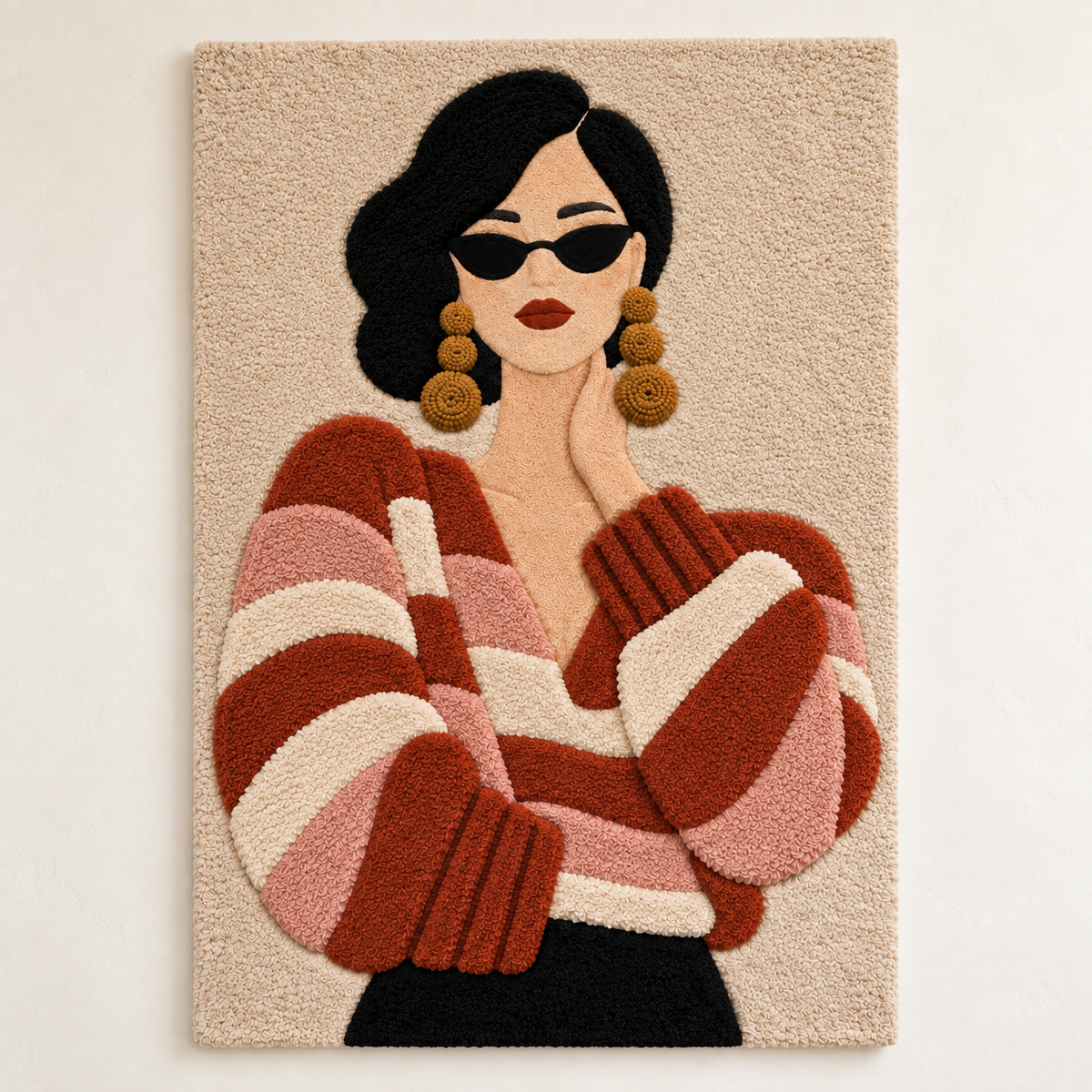 Rust Stripes and Quiet Confidence — front product view [product-light]