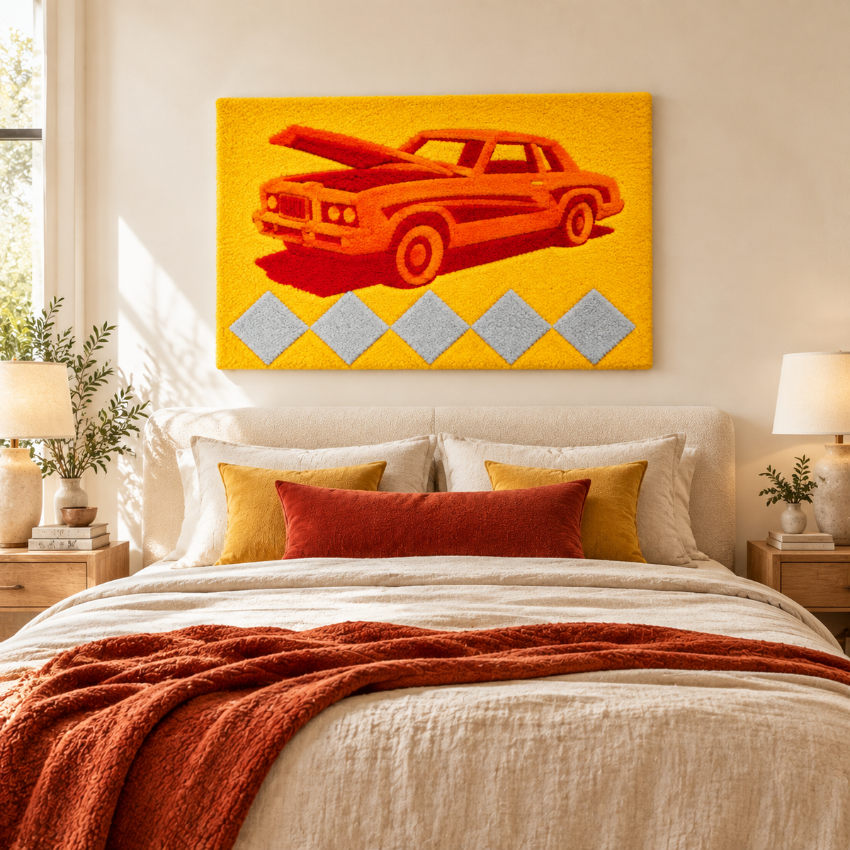 Saffron Garage Coupe — room setting 2
