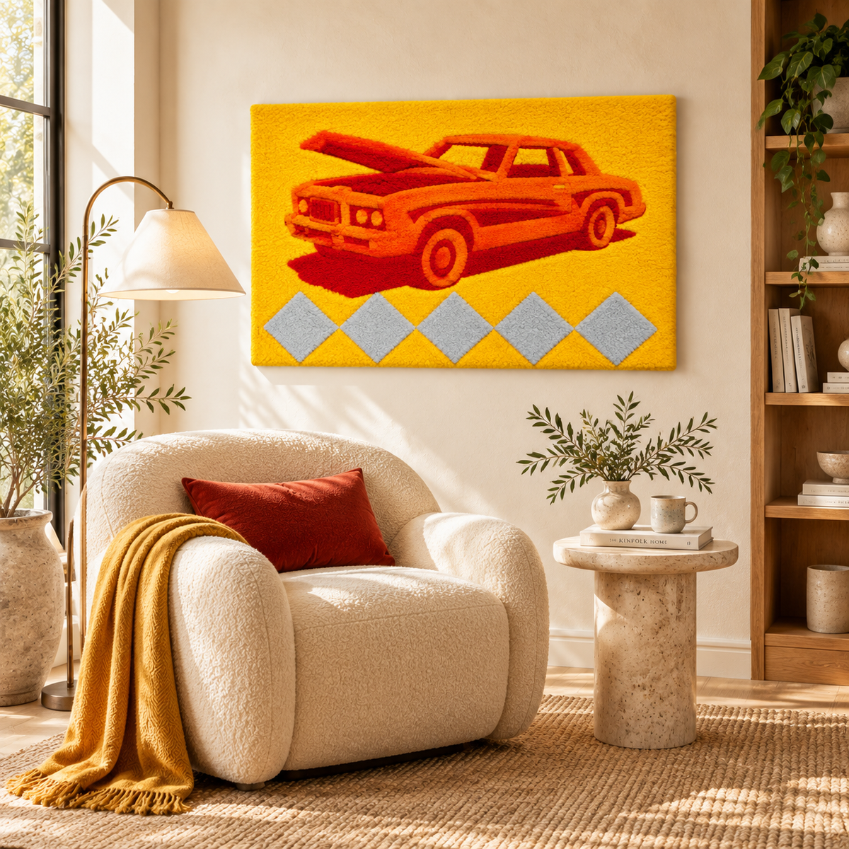 Saffron Garage Coupe — room setting 3