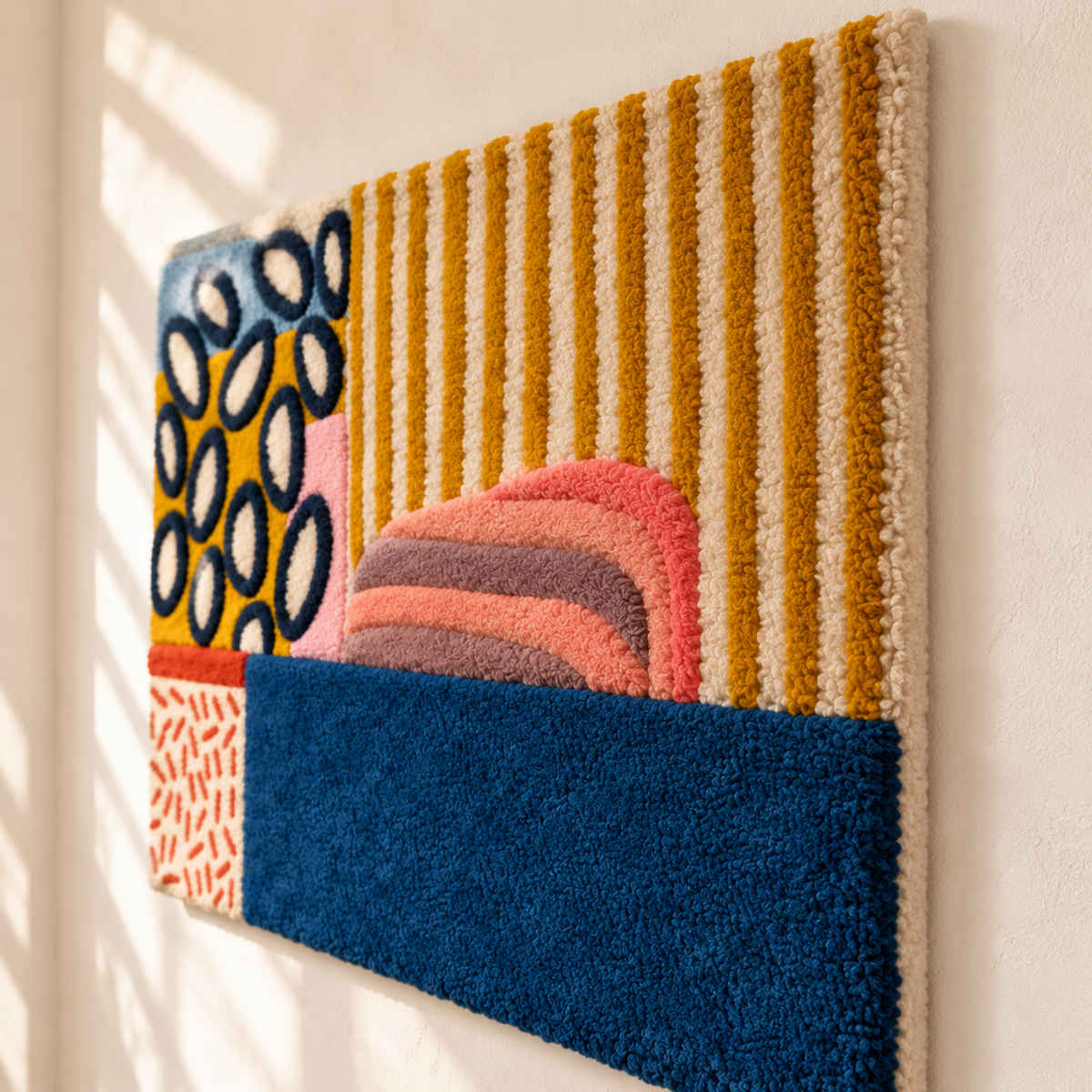 Saffron Poolside — angled relief view