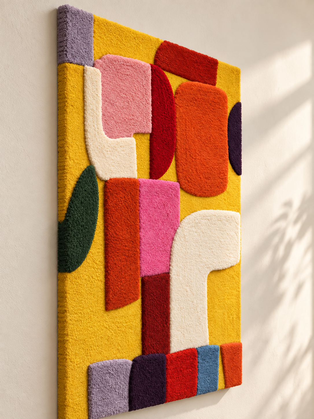 Saffron Shape Assembly — angled relief view