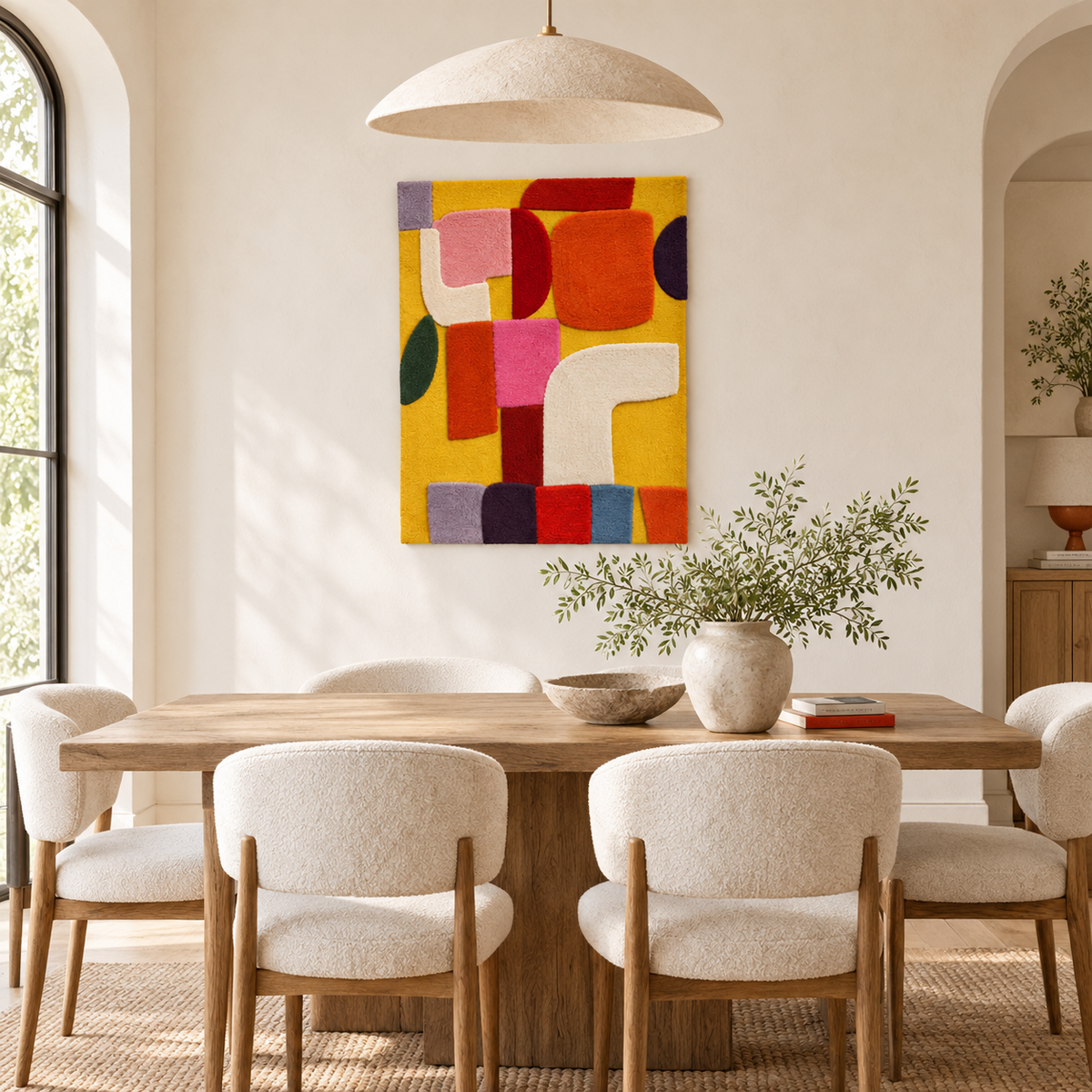 Saffron Shape Assembly — room setting 1