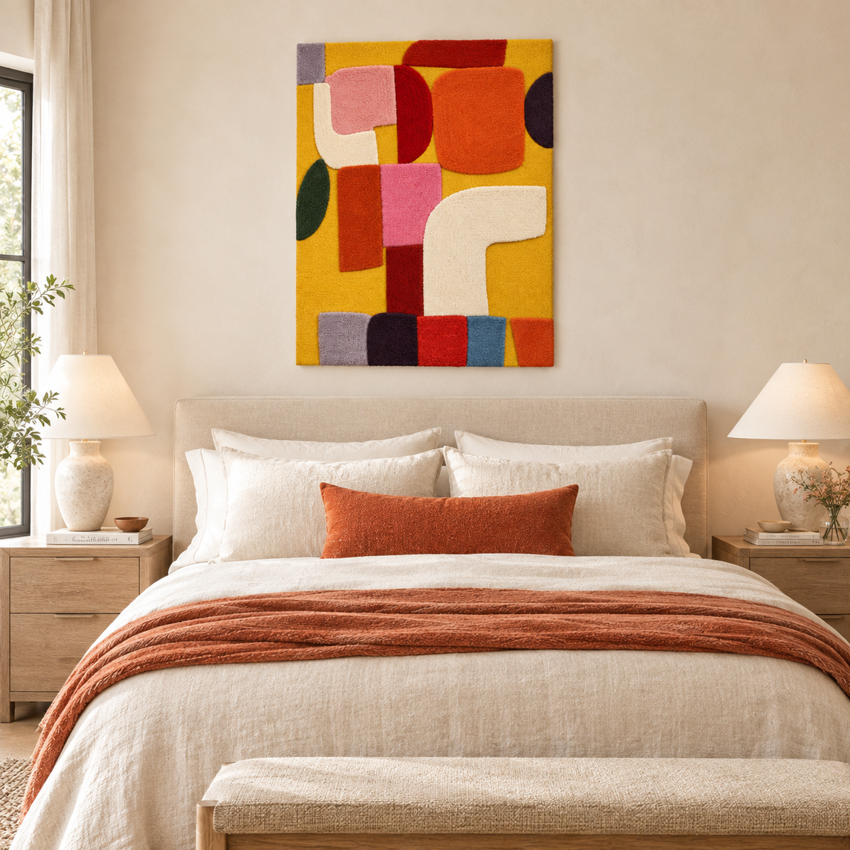 Saffron Shape Assembly — room setting 2