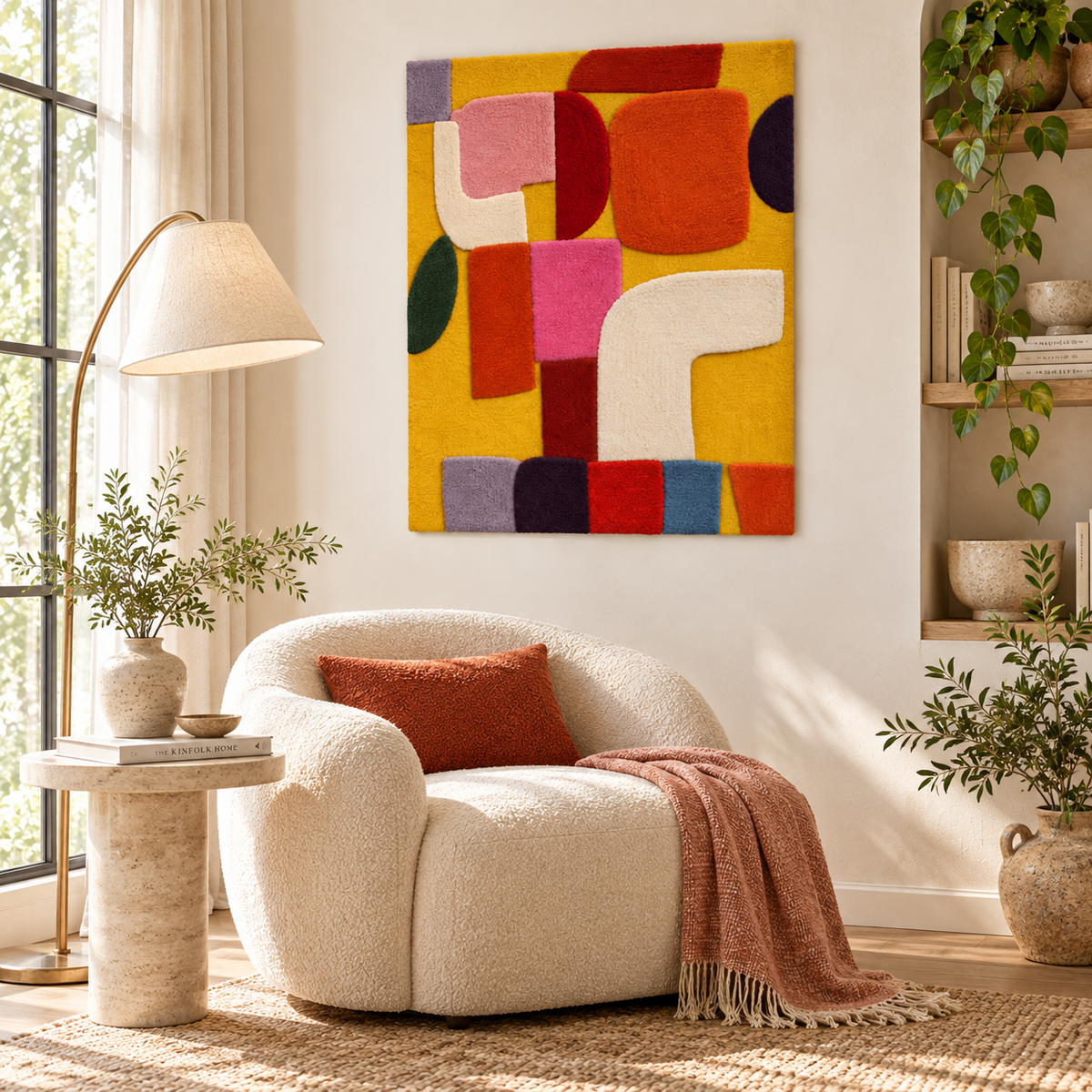 Saffron Shape Assembly — room setting 3