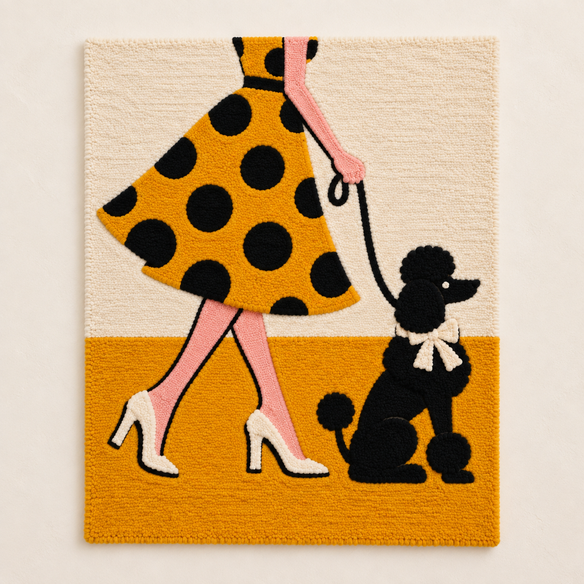 Saffron Stroll with Poodle — front product view [product-light]