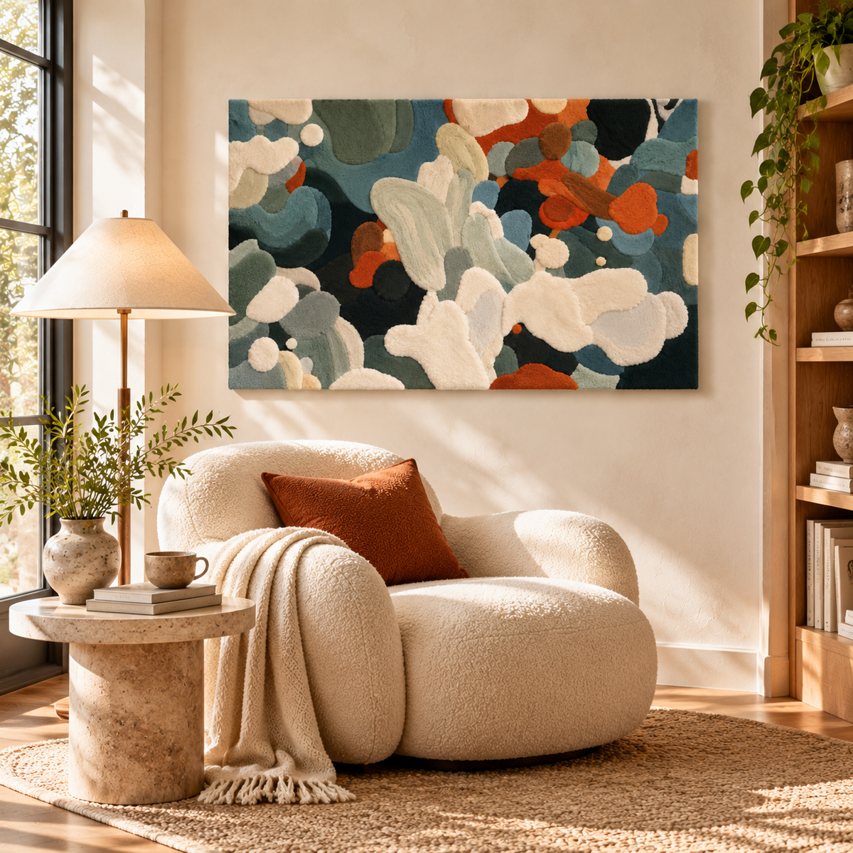 Sage and Ember Drift by Hewn Earth Studio — room setting