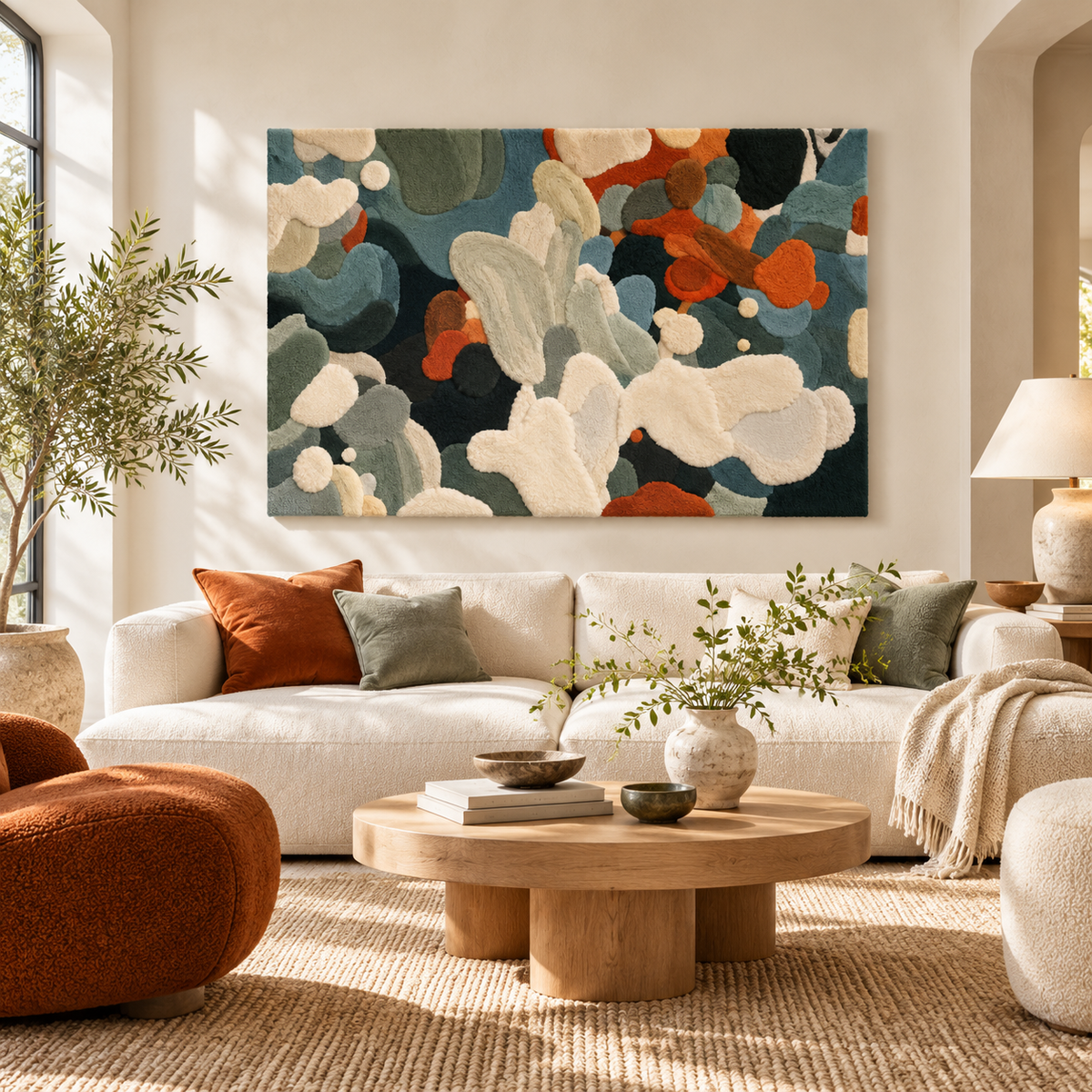Sage and Ember Drift by Hewn Earth Studio — room setting