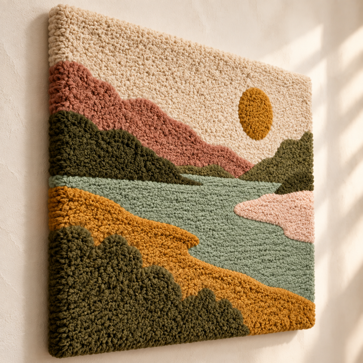 Sage Valley Daybreak — angled relief view