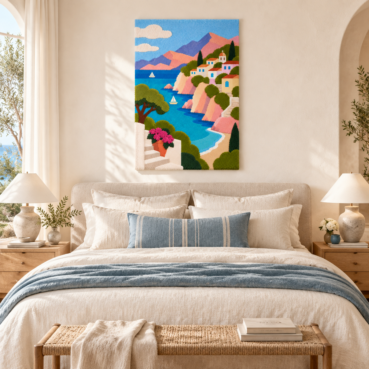 Sails Below the Pink Cliffs — room setting 1