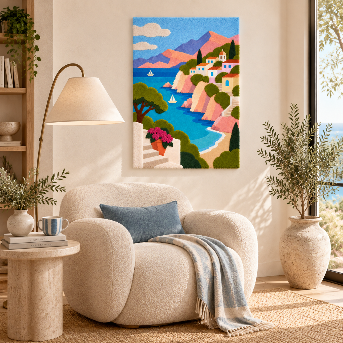 Sails Below the Pink Cliffs — room setting 2