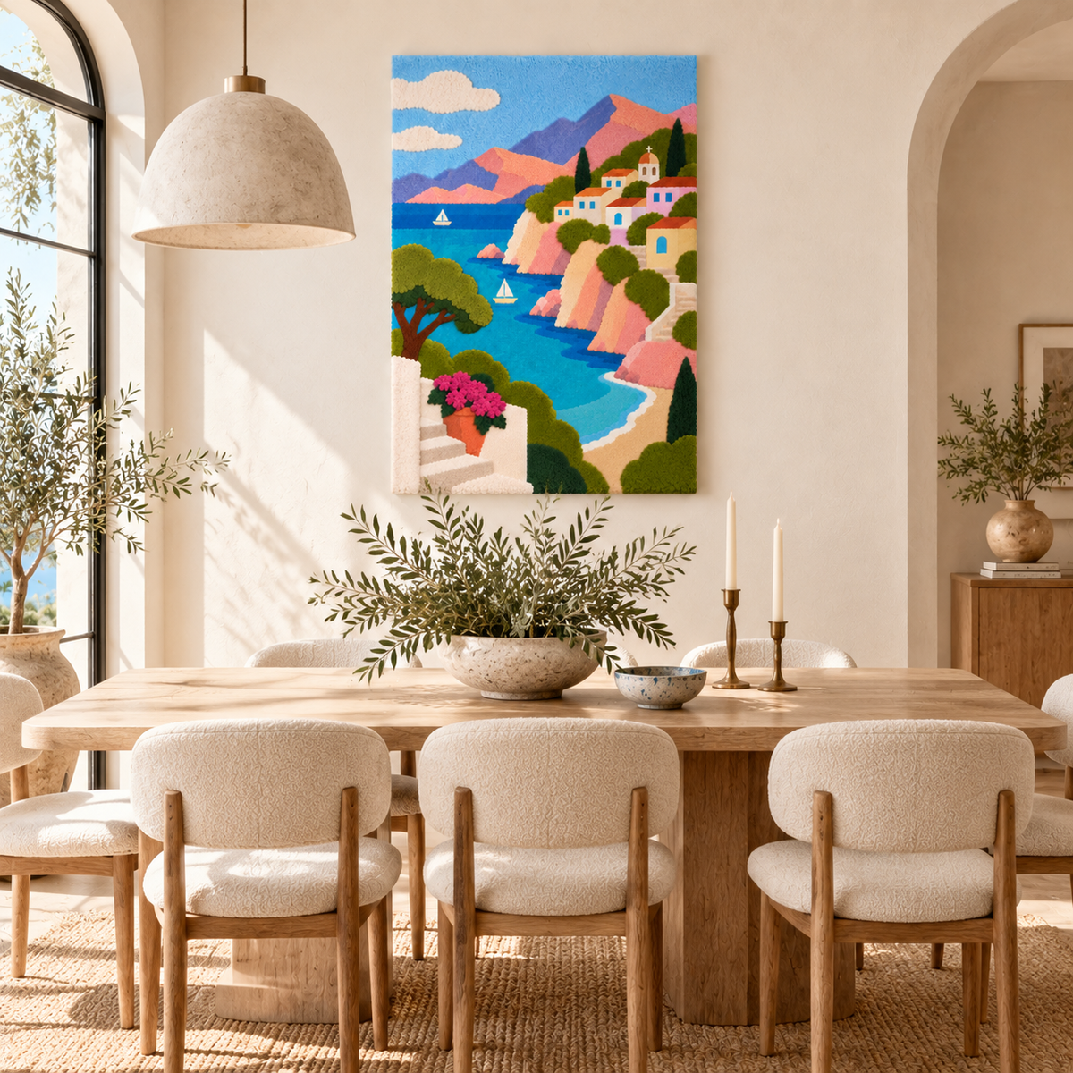 Sails Below the Pink Cliffs — room setting 3