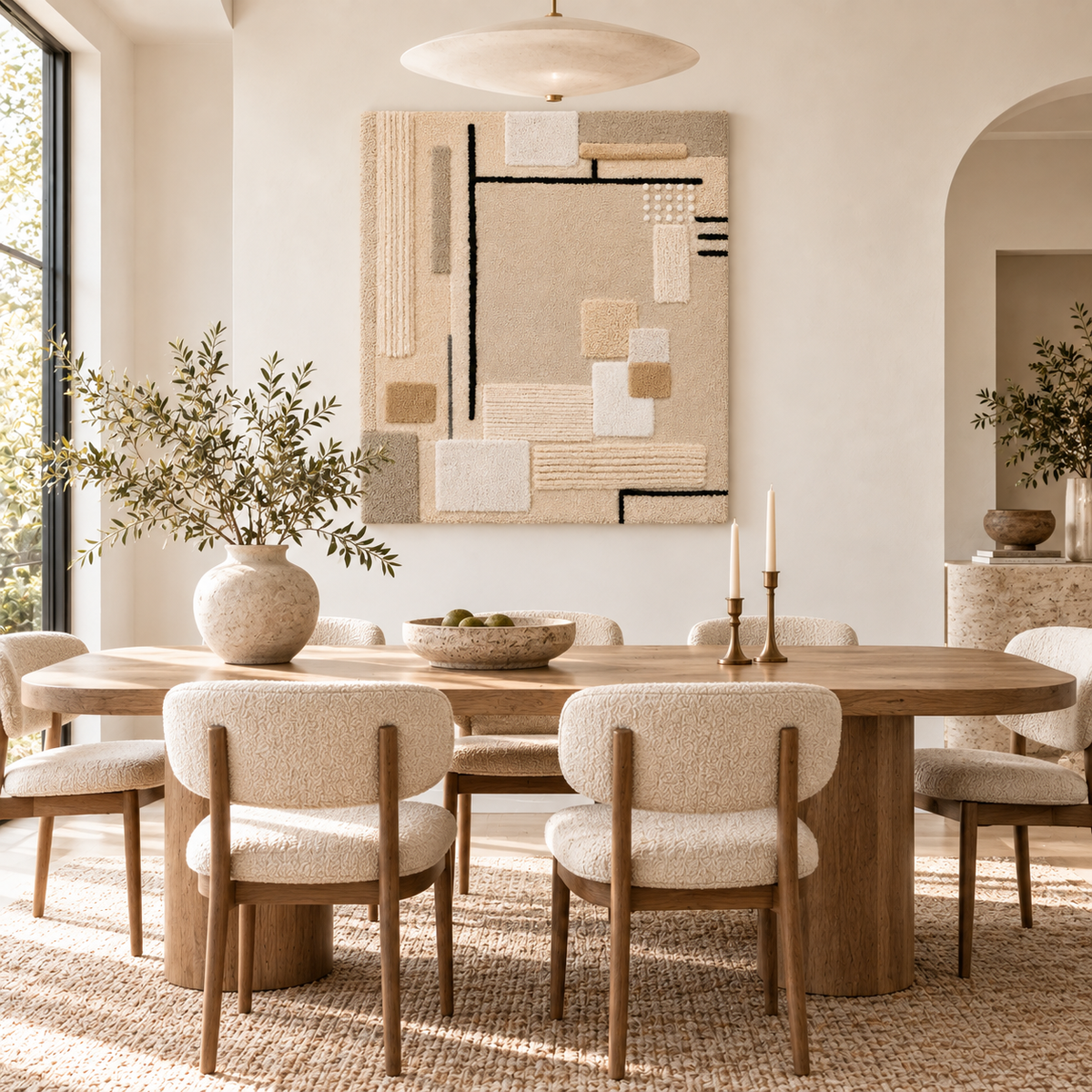 Sand and Ink Composition — room setting 2
