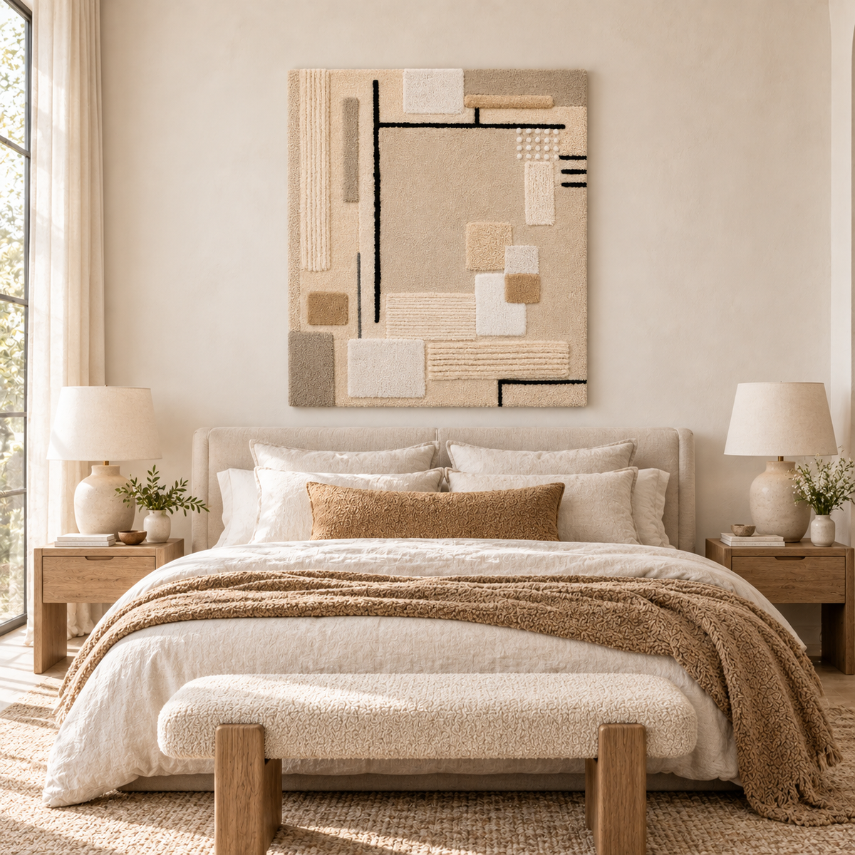 Sand and Ink Composition — room setting 3