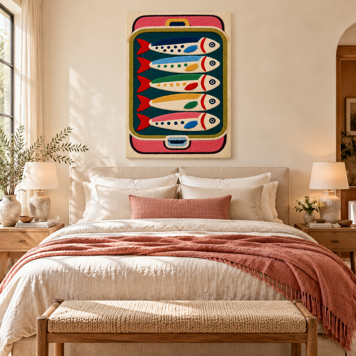 Sardines in a Coral Tin — front-facing room scene [room-front]
