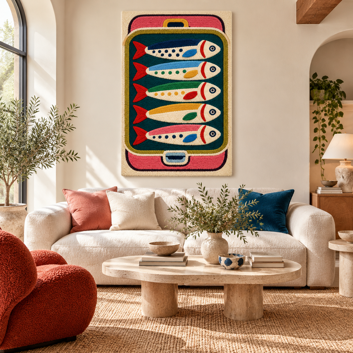 Sardines in a Coral Tin — front-facing room scene [room-front]