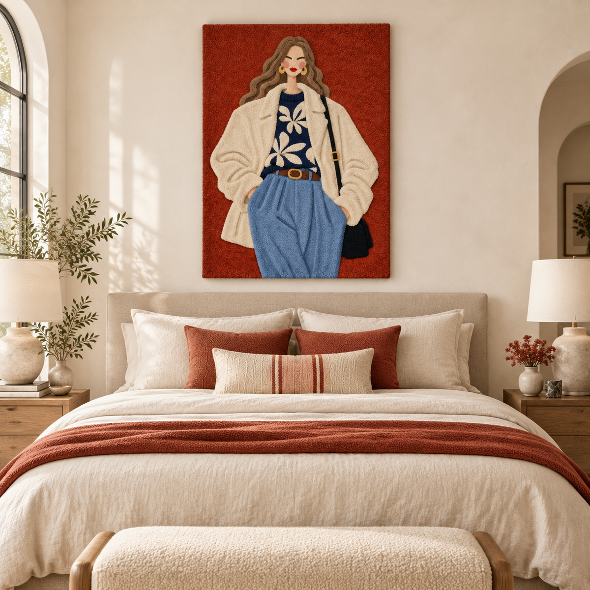 Scarlet Backdrop Muse — room setting 1