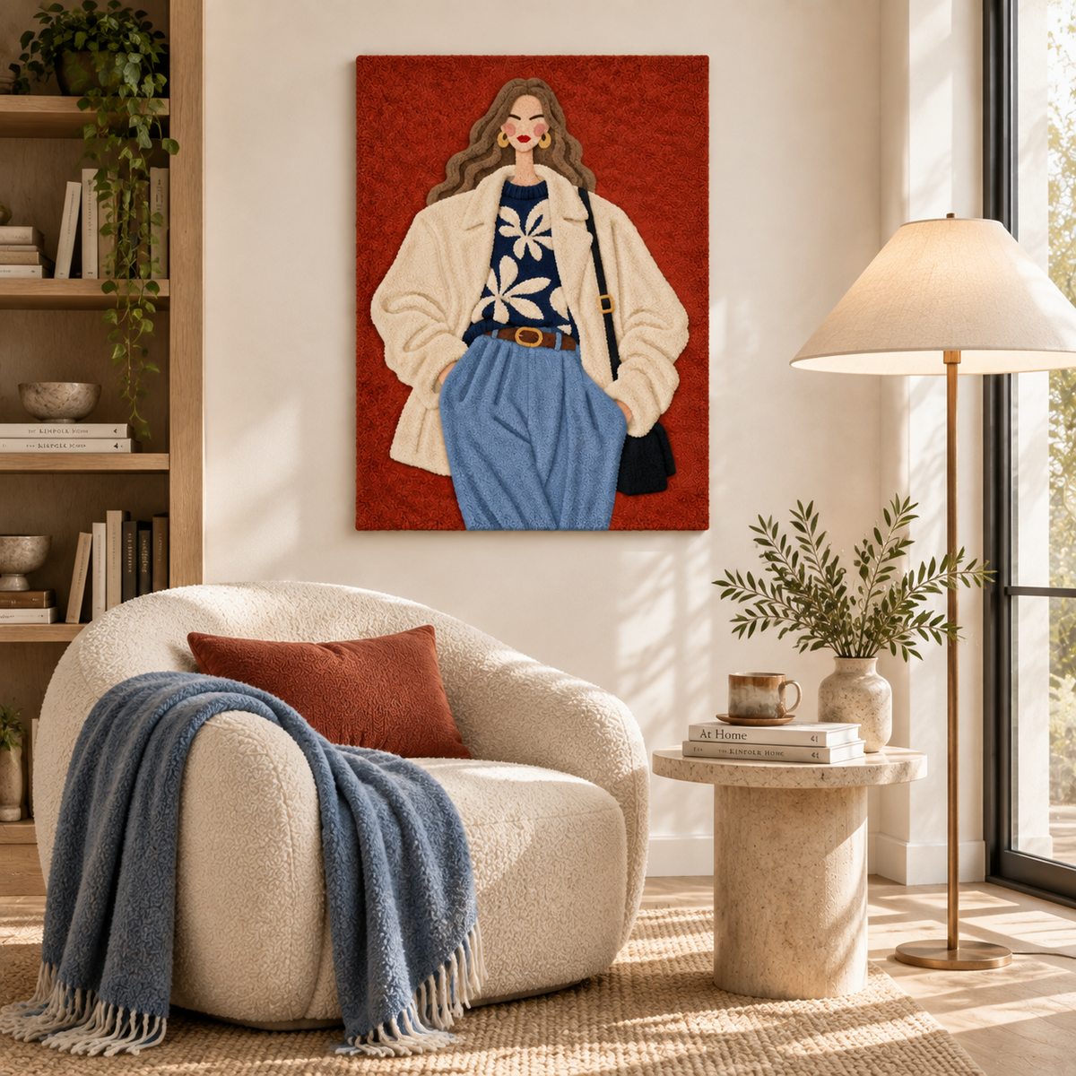 Scarlet Backdrop Muse — room setting 2