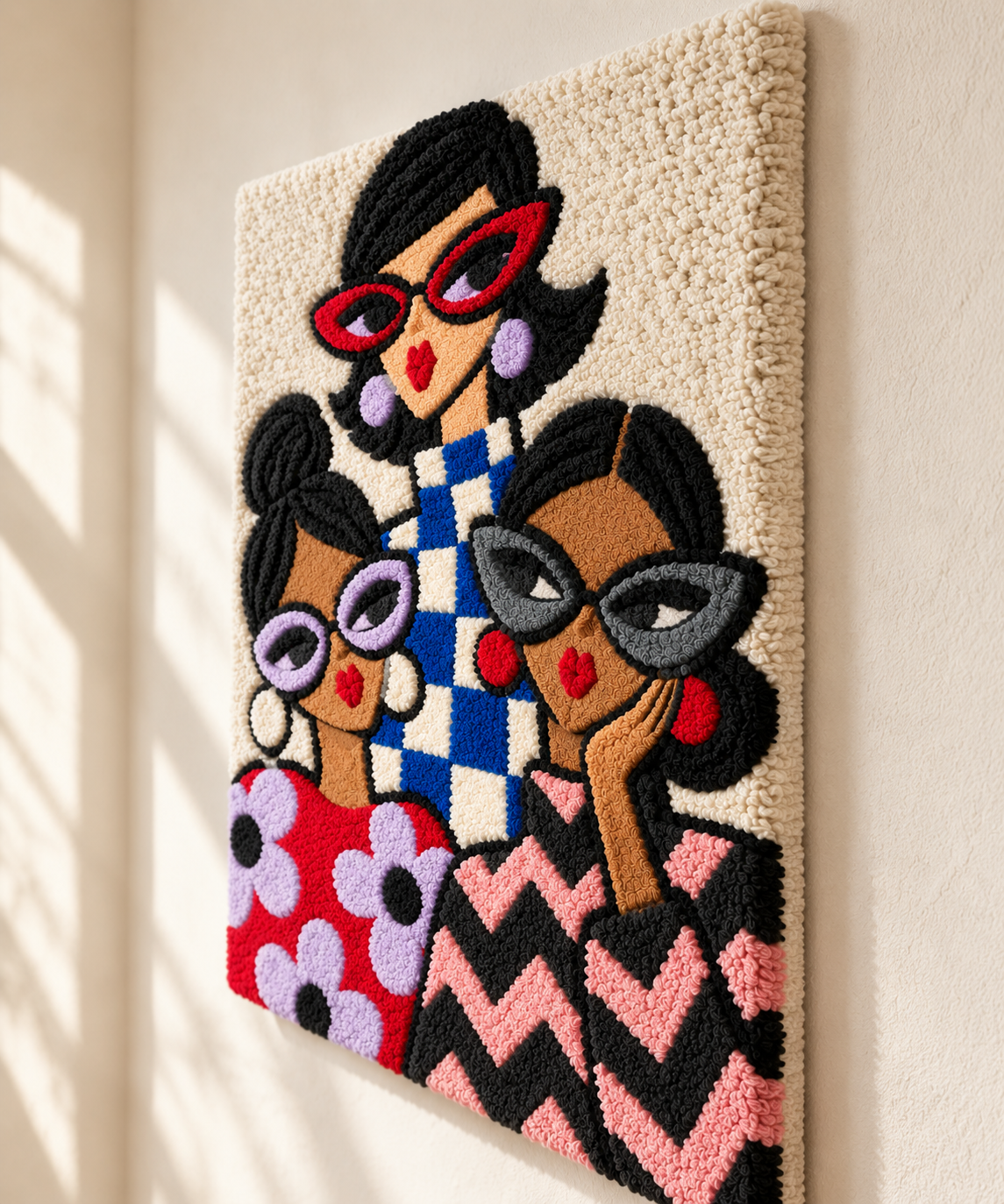 Scarlet Cat-Eye Club — angled relief view