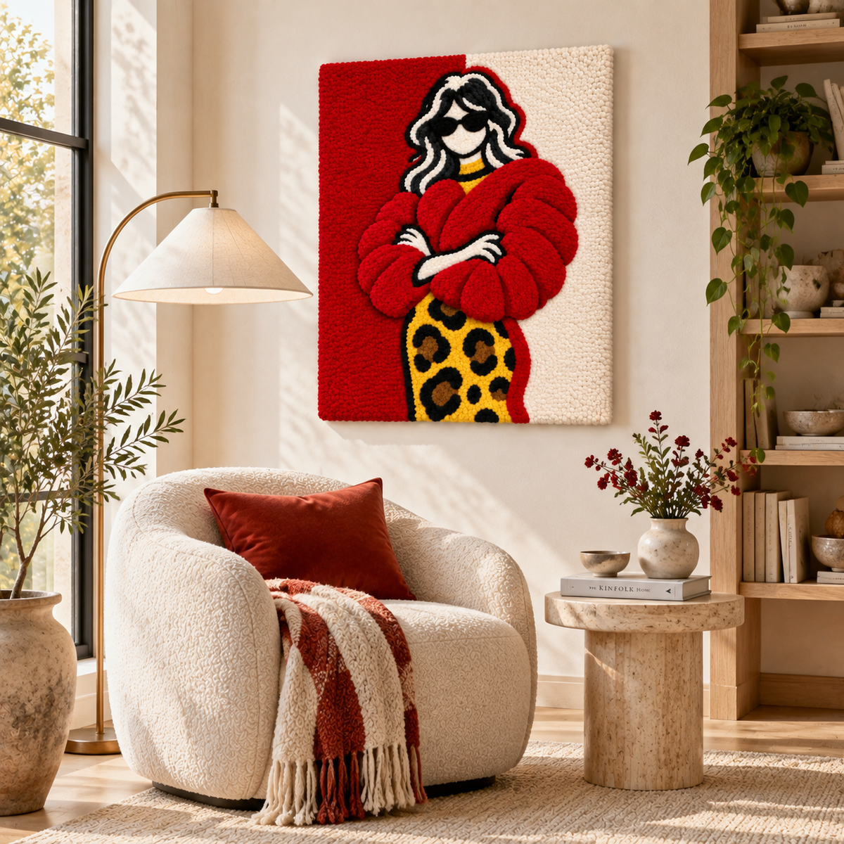 Scarlet Coat Confidence — room setting 3