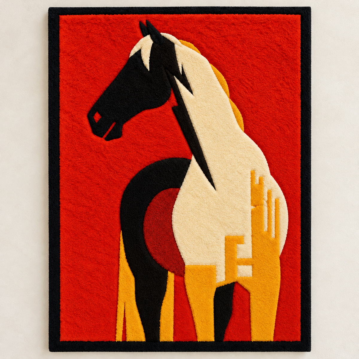 Scarlet Horse Silhouette by Hewn Earth Studio — front product view [product-light]