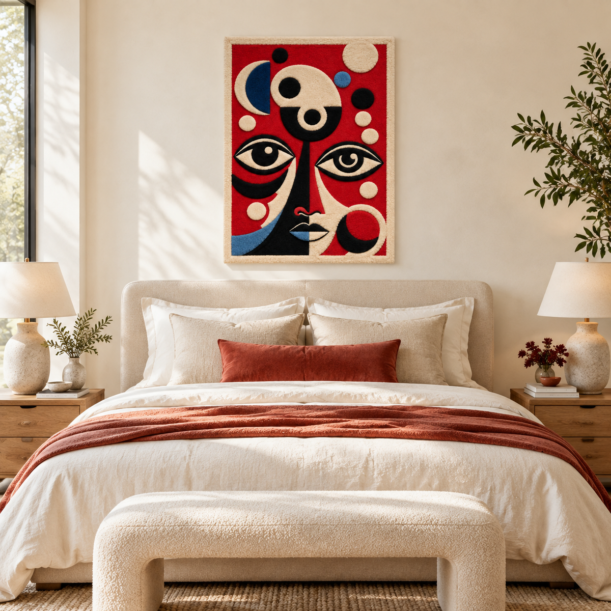 Scarlet Moon Face — room setting 1