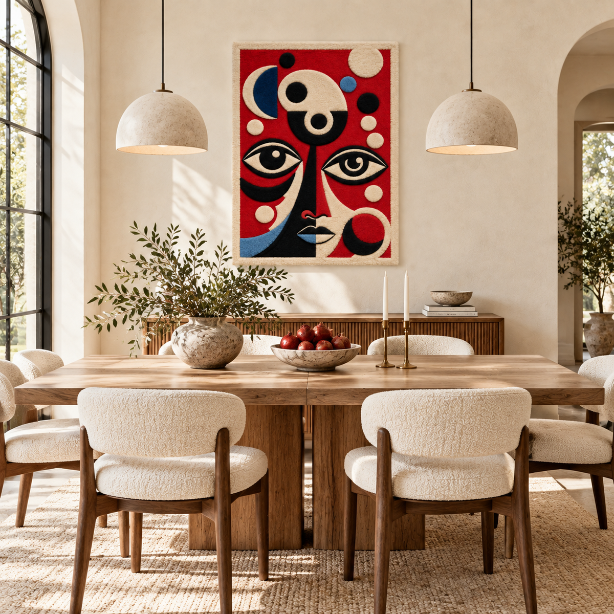 Scarlet Moon Face — room setting 2