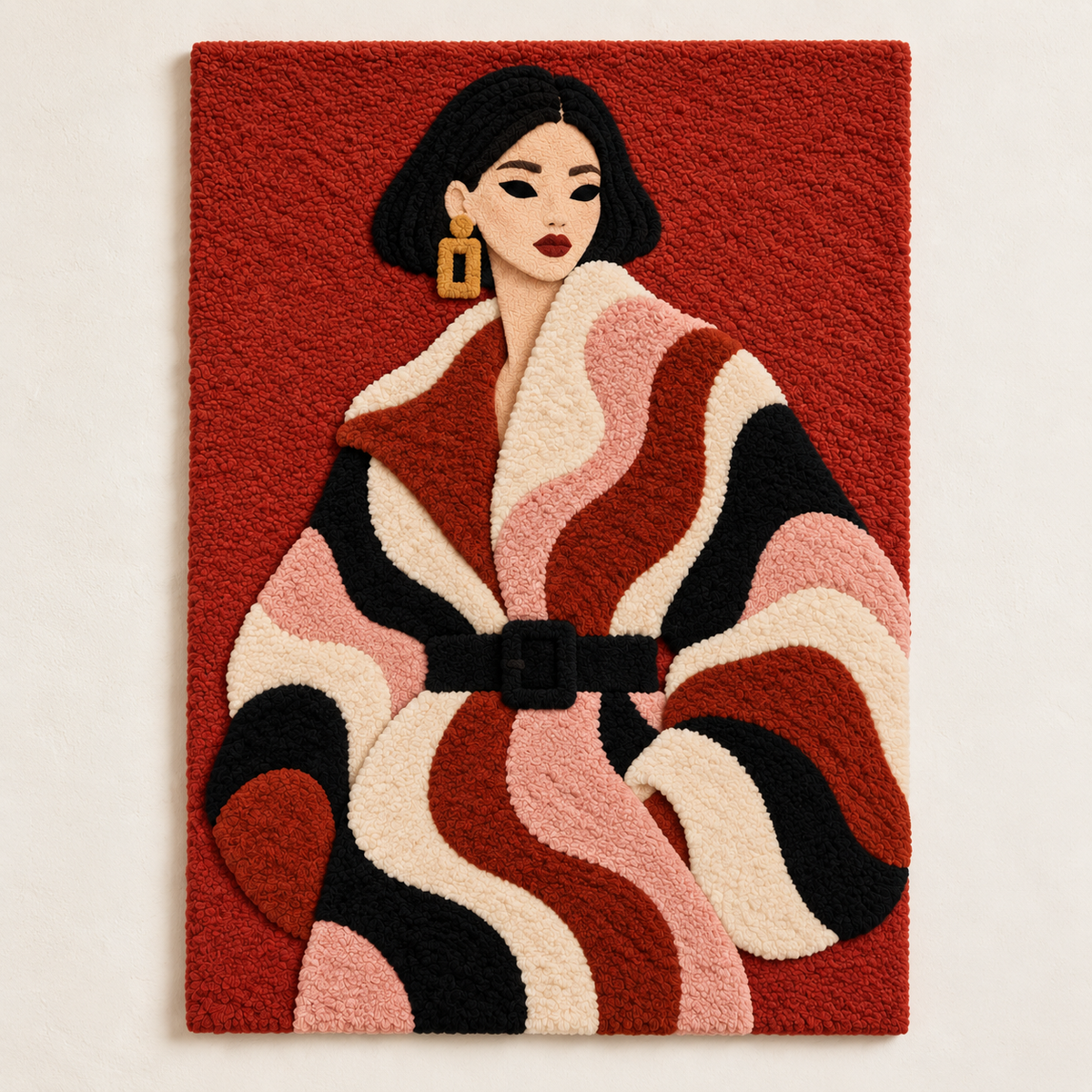 Scarlet Ribbon Coat — front product view [product-light]