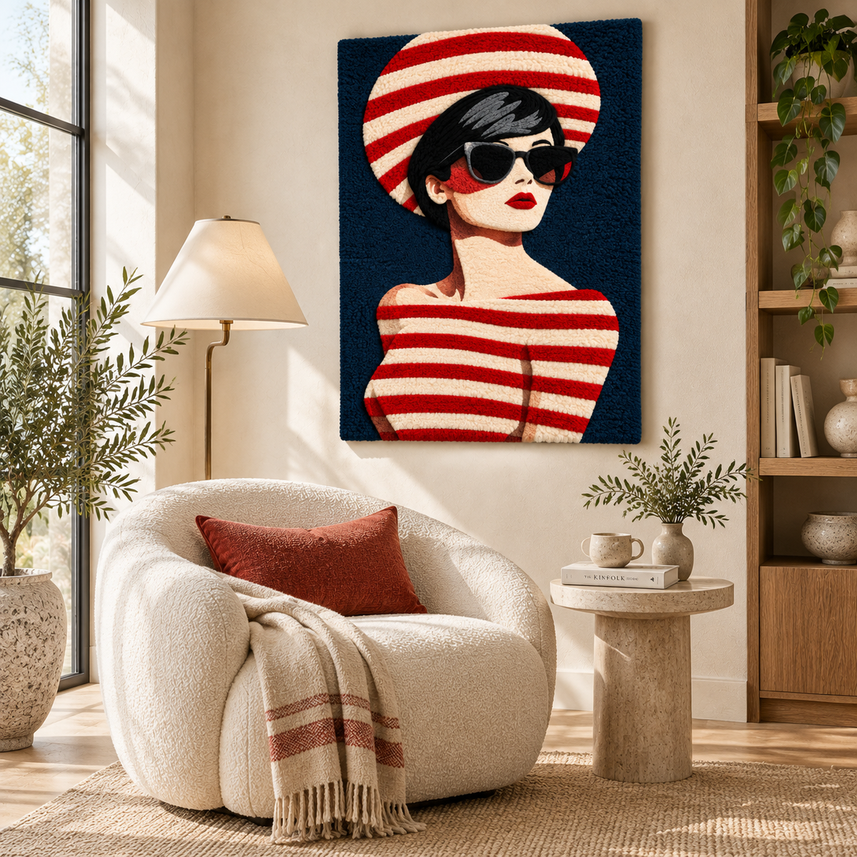 Scarlet Stripe Summer — room setting 2