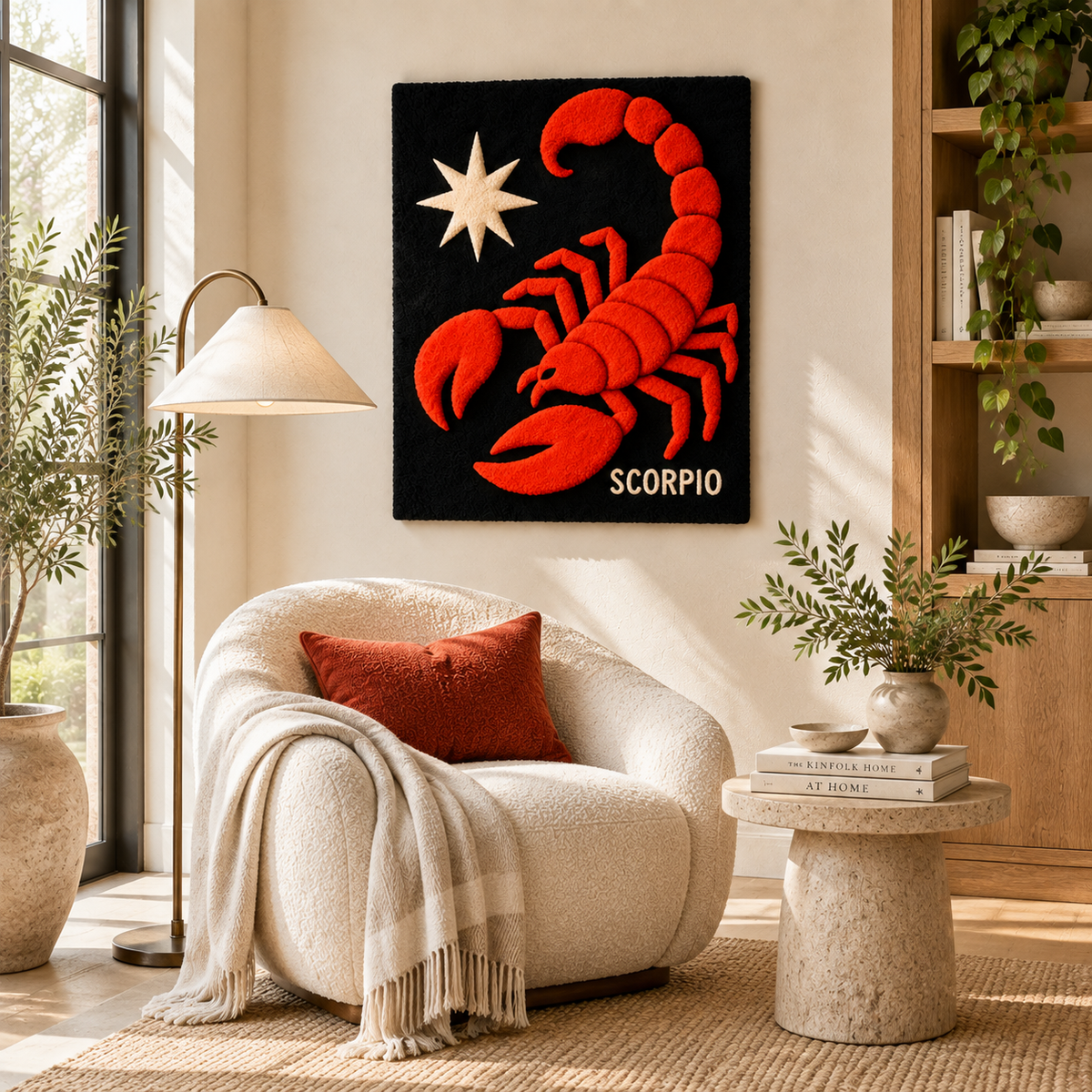 Scorpio Under a Star — room setting 3