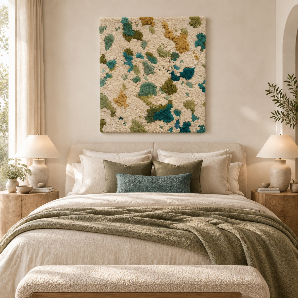 Seaglass Flecks on Ivory — room setting 2
