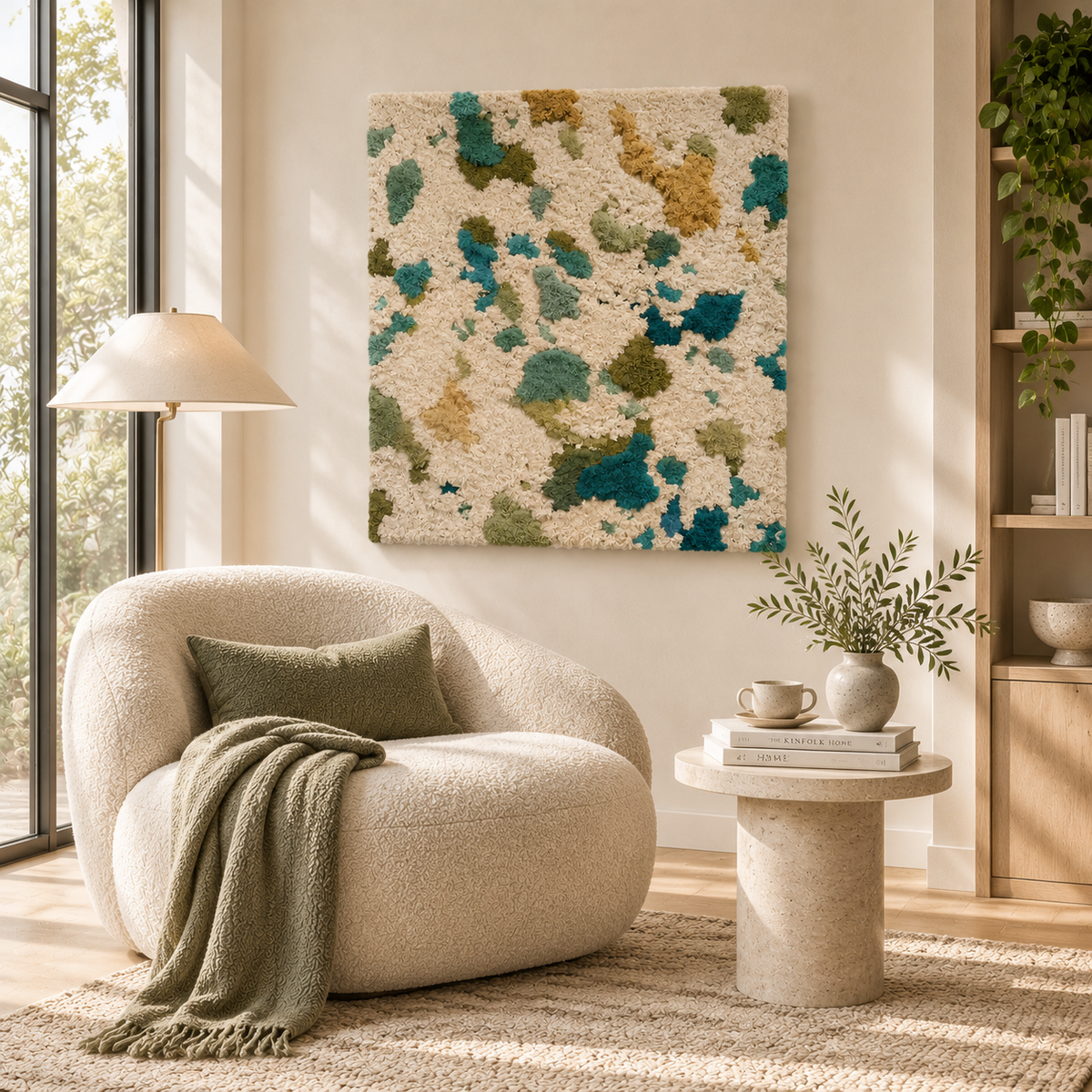 Seaglass Flecks on Ivory — room setting 3
